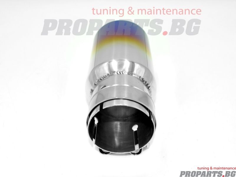 Хромирани обгорени кръгли накрайници