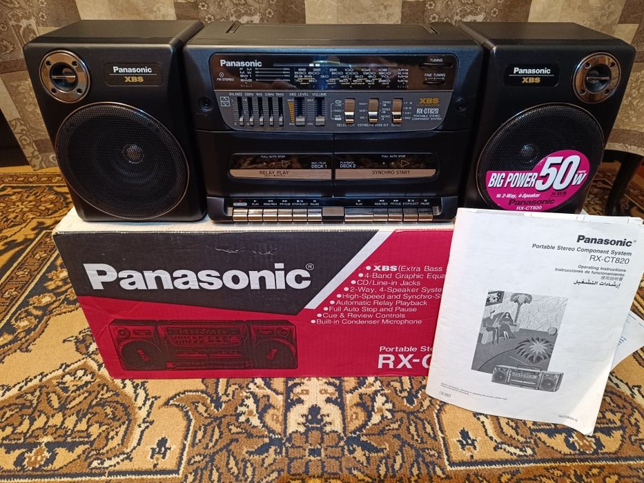 Двухкасетная магнитола Panasonic