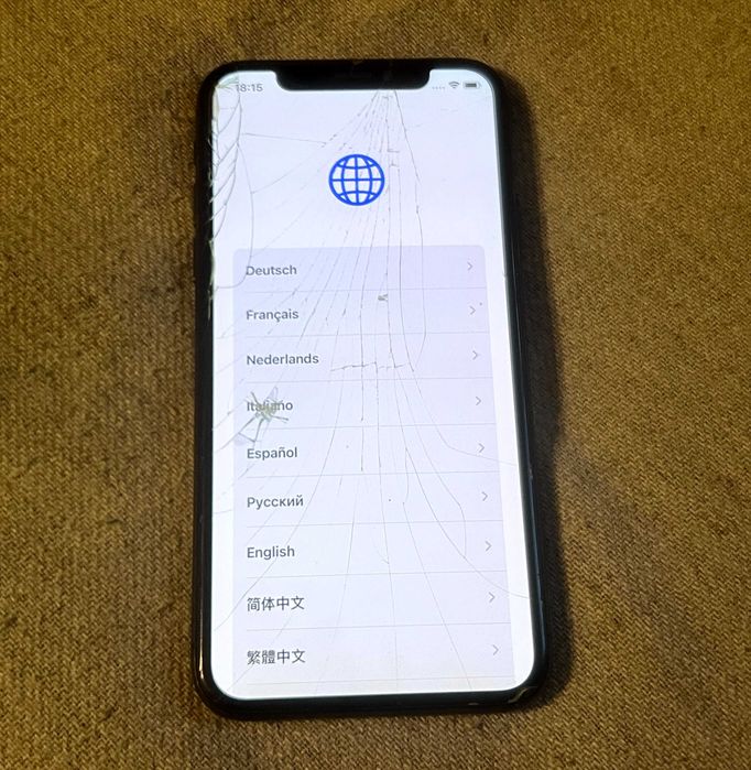 iPhone X 64GB Space Gray A1901 iOS 16.7.15 display spart functional