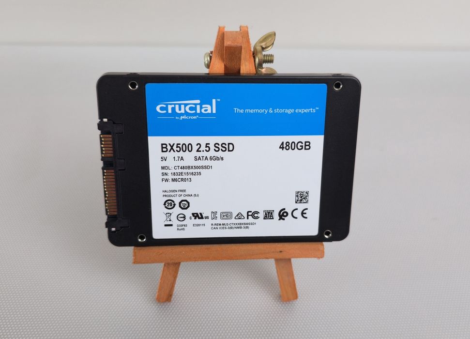 SSD памет Crucial BX500 480GB 500GB SATA 2.5"