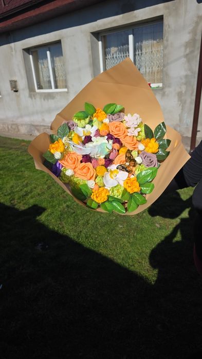 Buchet trandafiri din săpun