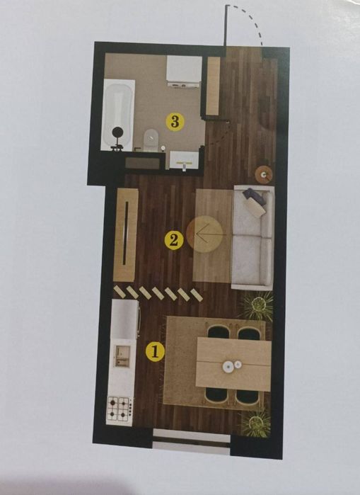 Продаётся 1 комнатная квартира каробка ор. ЖК Mavsum ,Юнусабад