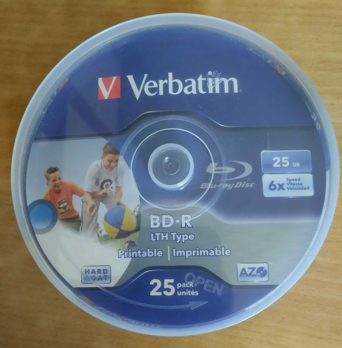 Оптический диск Blu-ray записываемый Verbatim Data Life