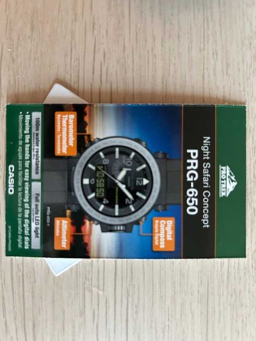 Часовник CASIO ProTrek PRG 650