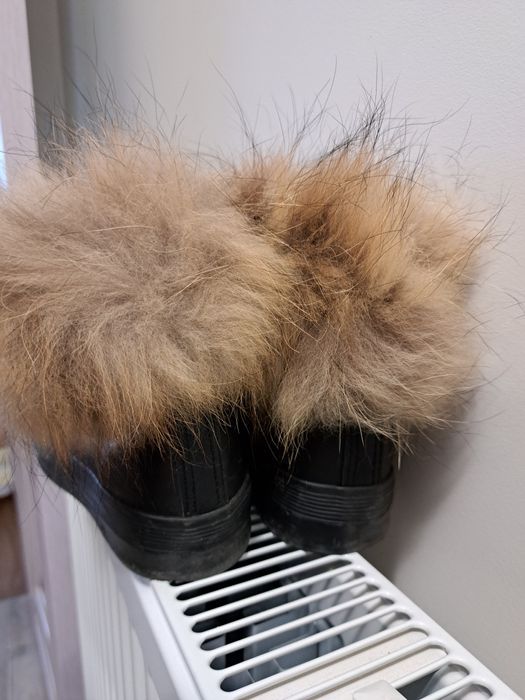 Дамски кецове (обувки) с естествен косъм