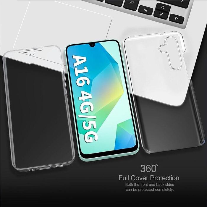 Прозрачен 360° Градуса Кейс за Samsung Galaxy A17 A16 A05s A15 A24 A2