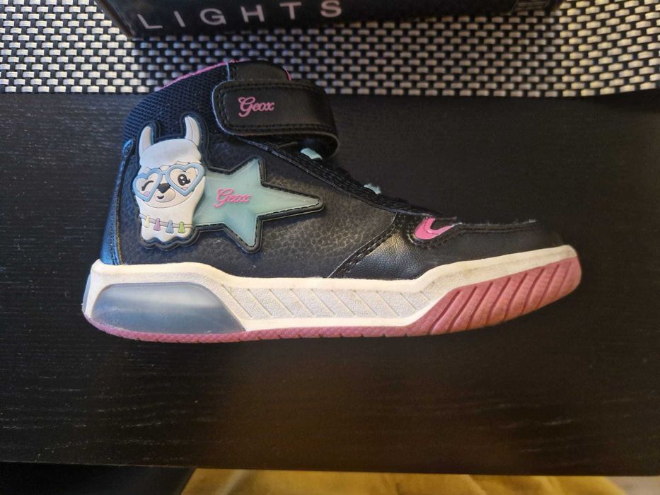 Geox Sneakers J Inek Girl J36ASC 0CENF C9B4A S Negru Marimea 29