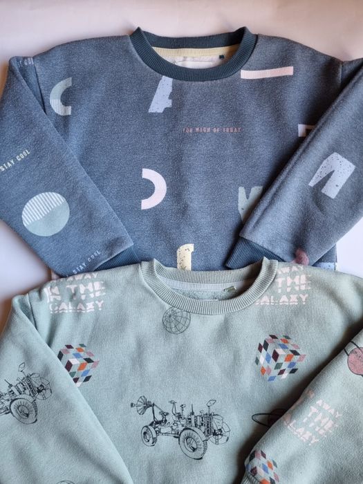 Детски блузи/суитшърти Reserved, с поларена подплата, размер 122 см.