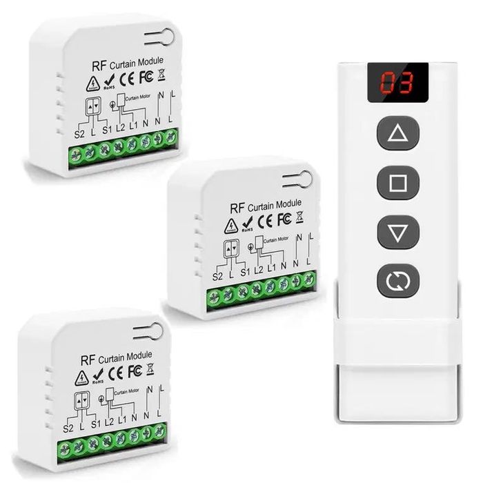 Комплект за дооборудване безжично управление на ролетни щори