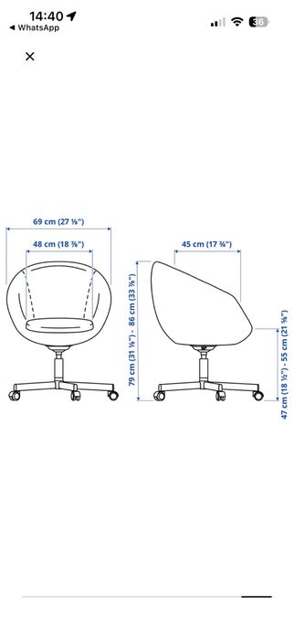Vand scaun rotativ piele ecologica (negru)
