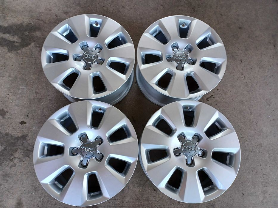 4 бр. оригинални алуминиеви джанти AUDI 16" 5x112 ф66.6, ET37, 7,5J