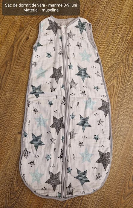 Sac de dormit pt vara bebe 0-9 luni