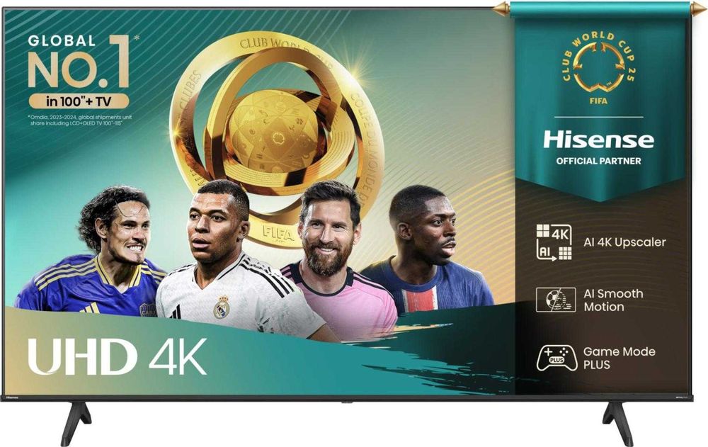 Нов смарт телевизор Hisense 65" A6Q, 4K Ultra HD 3840x2160, DLED