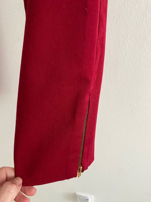 Наситено червени дънки Massimo Dutti, 36