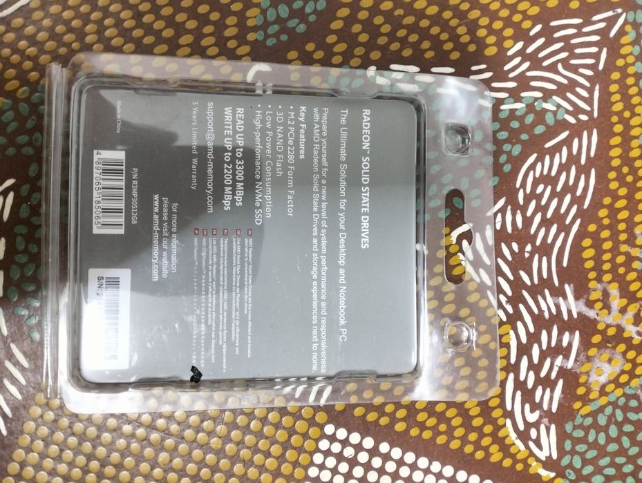 SSD накопитель 512 ГБ, m2 PCIe 2280