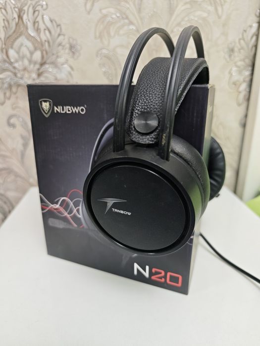 НОВАЯ игровая гарнитура NUBWO N20 , накладные наушники конечности USB!