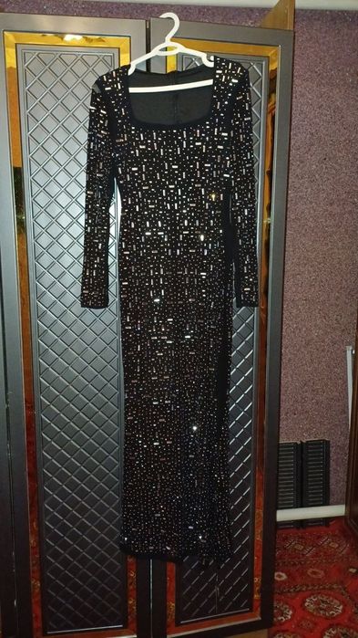 Платье женское вечерный сатылады