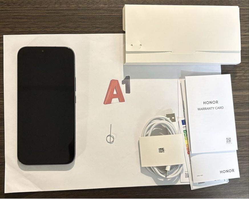 КАТО НОВ 256GB Honor 600 LITE А1 Гаранция 2028 Black / Черен