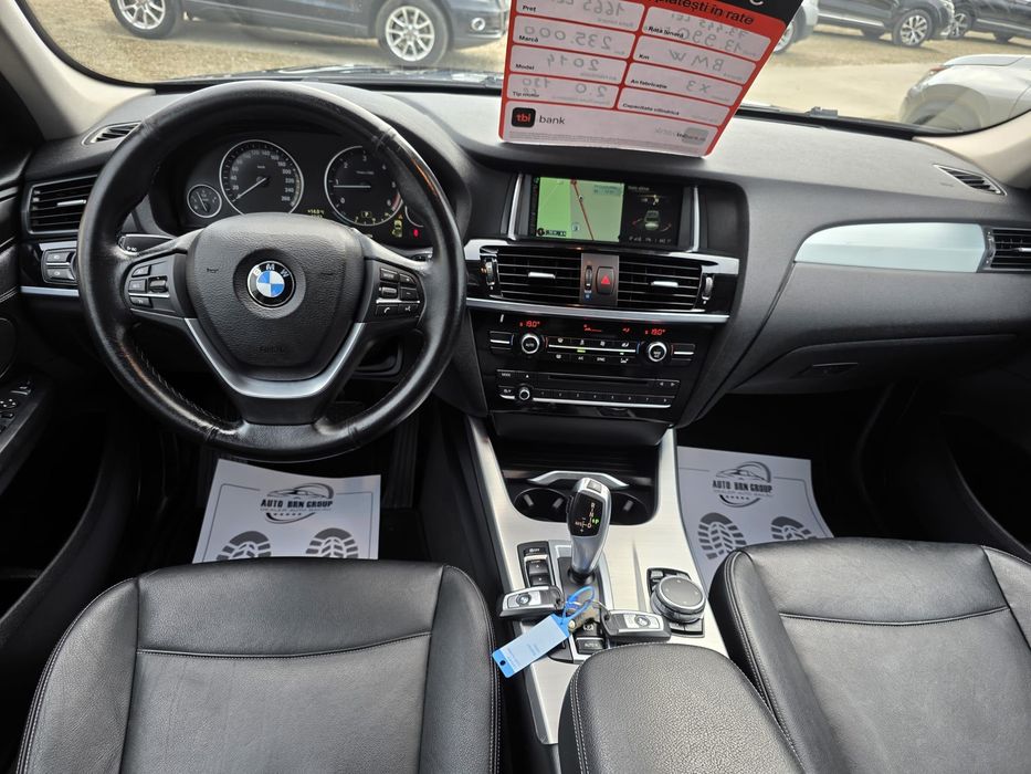 BMW X3 / Facelift/ Euro 6/ 190 cp/ Piele/ Garanție 12 Luni Rate  doar cu buletinul Avans 0%