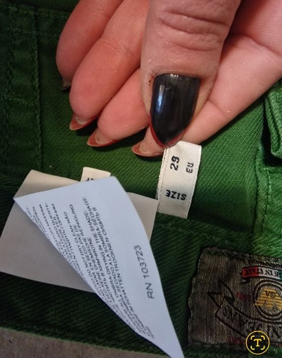 Armani Jeans мъжко зелено дънки номер 29