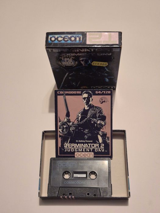 Terminator 2 complet - joc Commodore de colecție pe casetă