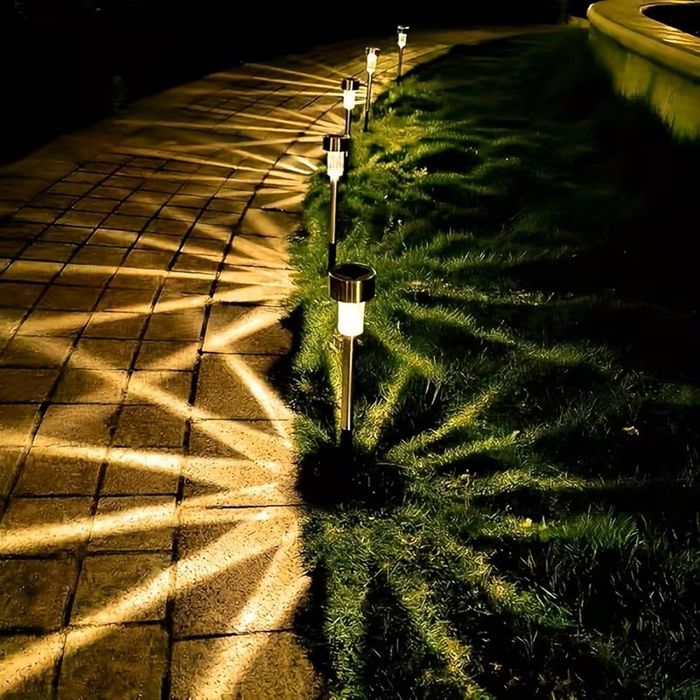 Соларни LED лампи за градина тревни площи 10 броя