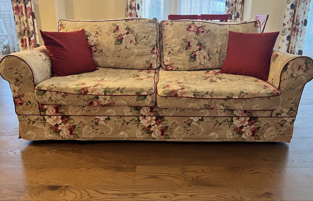 Комплект 3-ка и 2-ка дивани с функция сън