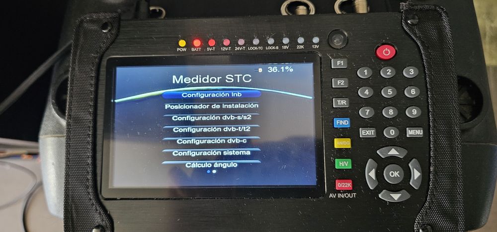 aparat tester profesional de măsură pentru semnal TV digital