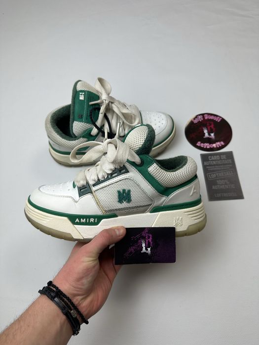 Amiri ma-1 green white size 40 fit 40-41