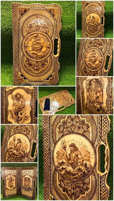 Нарды ручной работы