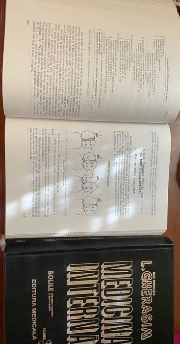 Atlas Tratat medicină internă Gherasim vol 1-3 rezidentiat nu Harrison