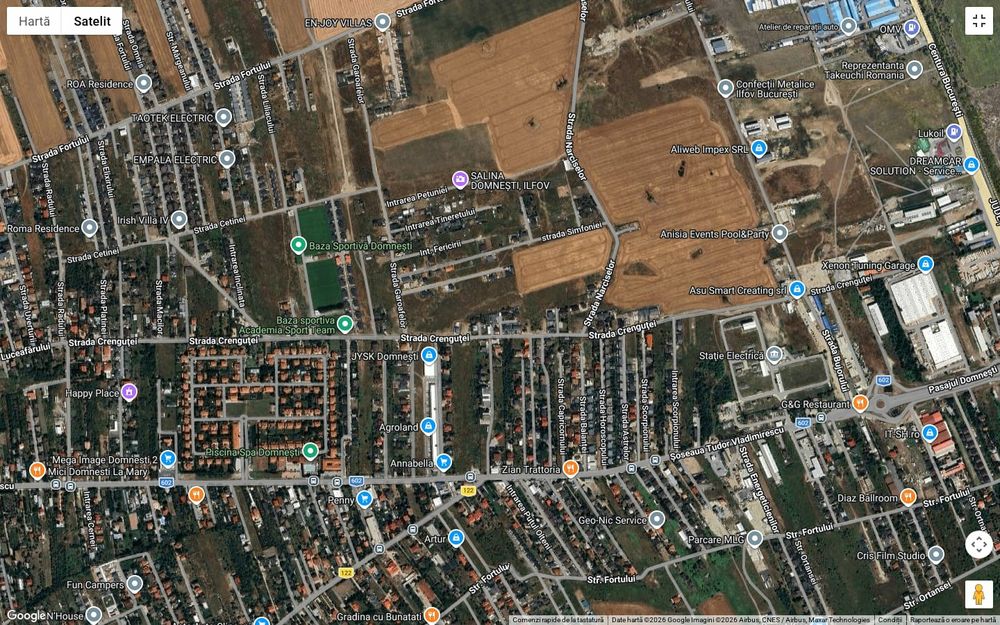 Vând 4 loturi teren în Domnești, strada Garoafei/Intrarea Petuniei