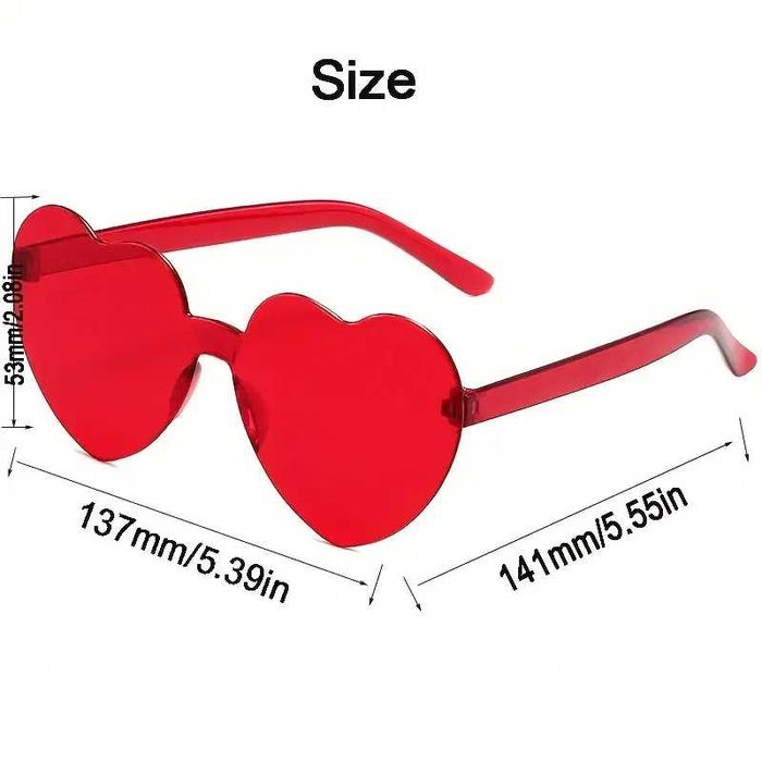 Ochelari sub forma de inima