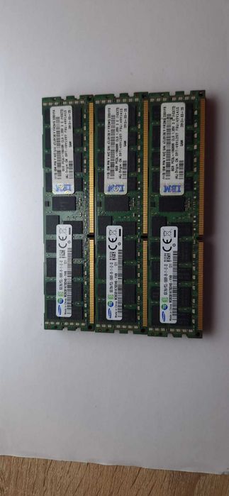 32GB Kit 4x8GB DDR3 ECC Registered Server RAM PC3L-10600R RDIMM Samsung IBM