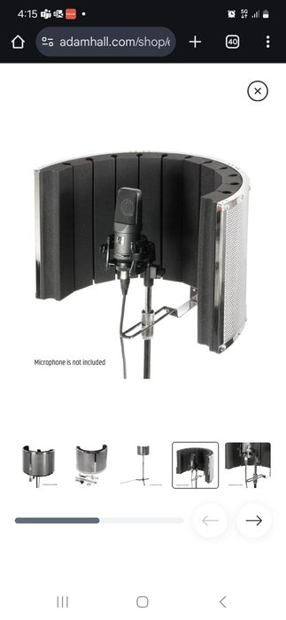 Filtru Microfon RF1 Adam Hall Nou