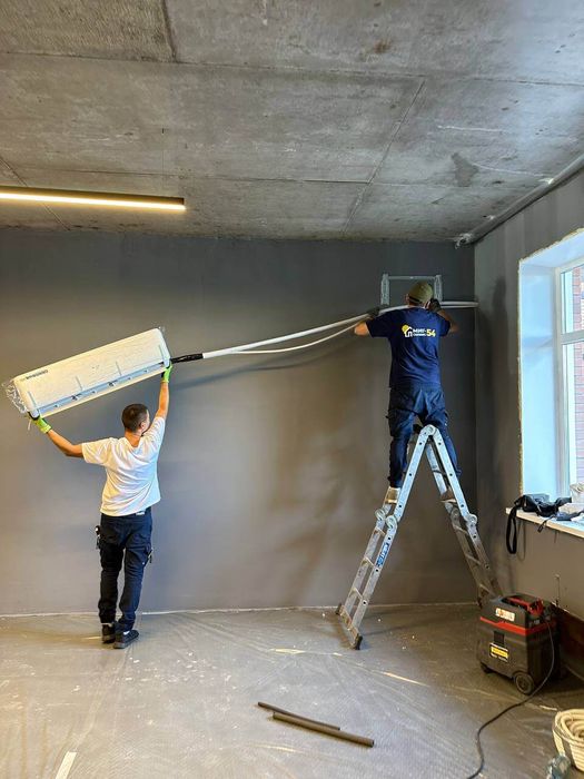 Установка кондиционера срочно монтаж заправка ремонт