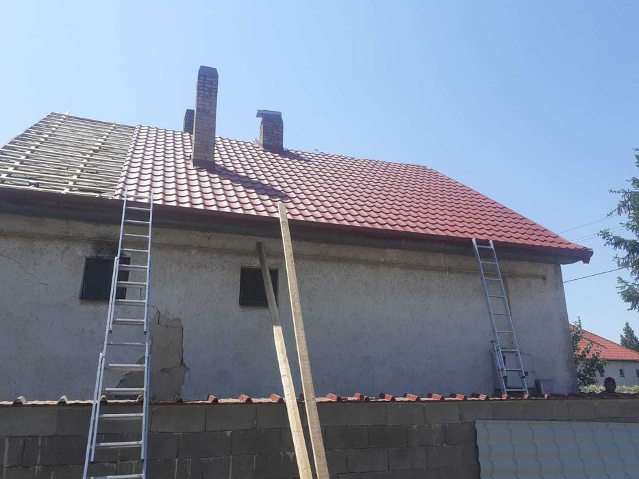 Constructie acoperis nou, reparatii acoperis, curatare acoperis