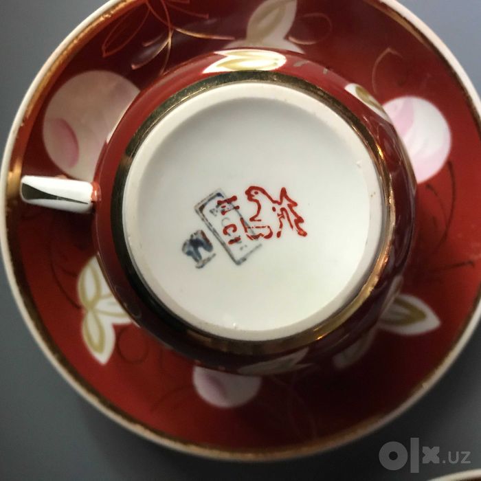 Редкий чайный сервиз СССР Вербилки