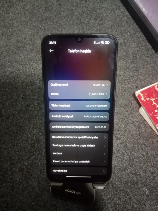 redmi 15C yangi karobkasi ham bor