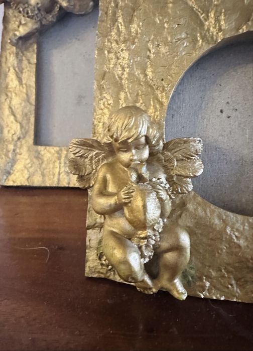 Vand 2 rame Italia vintage/antic /baroc/ sculptura deosebite auriu