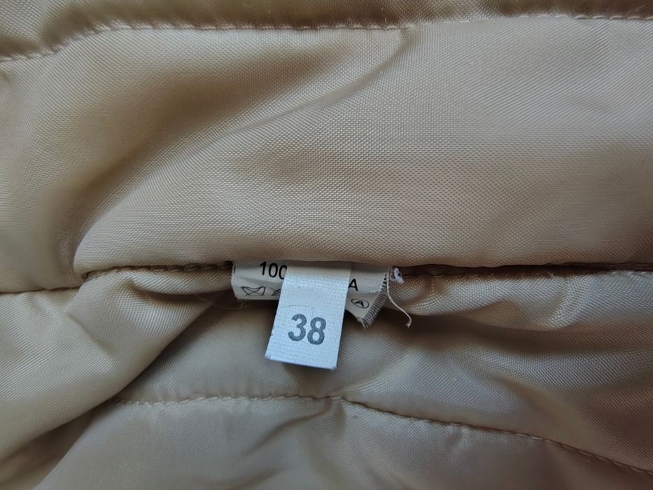 Palton damă PaSSioni 100% lână – bej/crem, mărimea 38, elegant