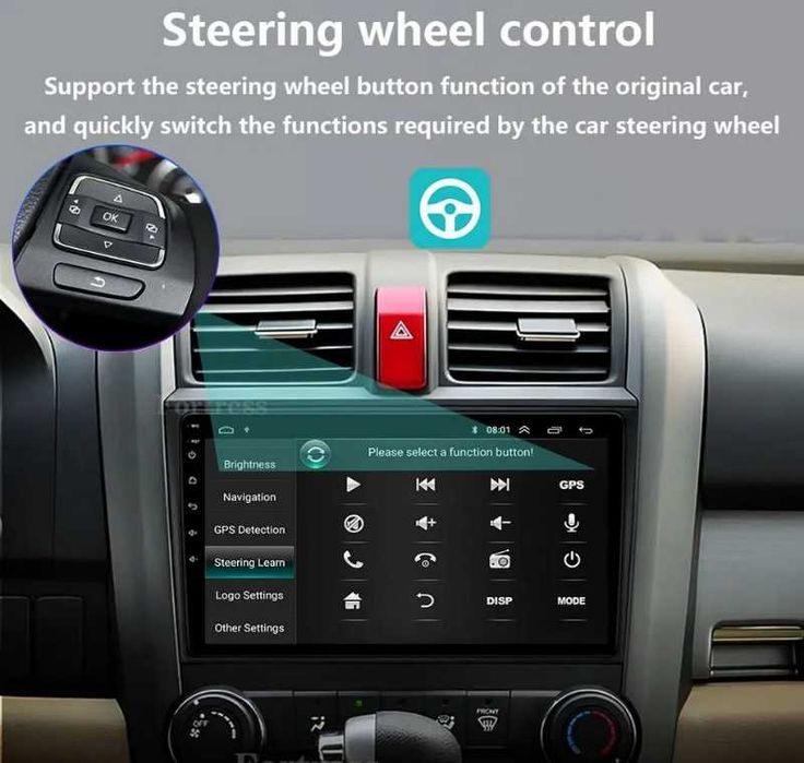 Honda CR-V_3 2006-2012 9” 2-DIN с Android 14, 4/64GB, CarPlay и AndroidAuto