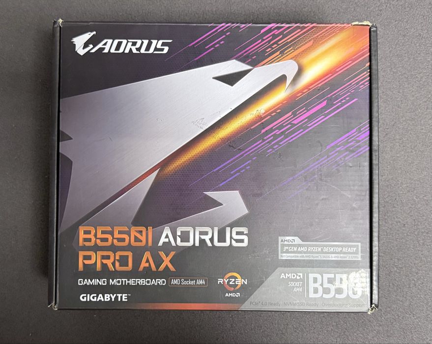 Дънна платка AORUS B550I PRO AX (AM4, WiFi, Mini-ITX)