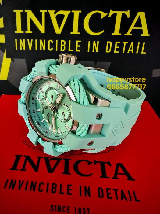 INVICTA Bolt Shock Turquoise 54 mm, Инвикта нов ръчен часовник
