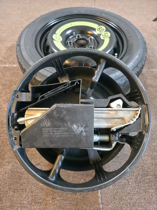 Roata Rezerva MICA SLIM 5x112 16'' - 125/90/16 - OEM Mercedes A Class B Class C Class CLA - AUDI A4 A5 - BMW Seria 1 Seria 3 G20 G21 + KIT COMPLET !