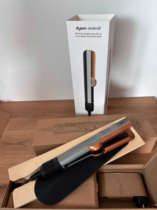 DYSON Airstrait Placa de indreptat parul Wet to Dry Prussian Blue/Copper & Red Velvet/Gold