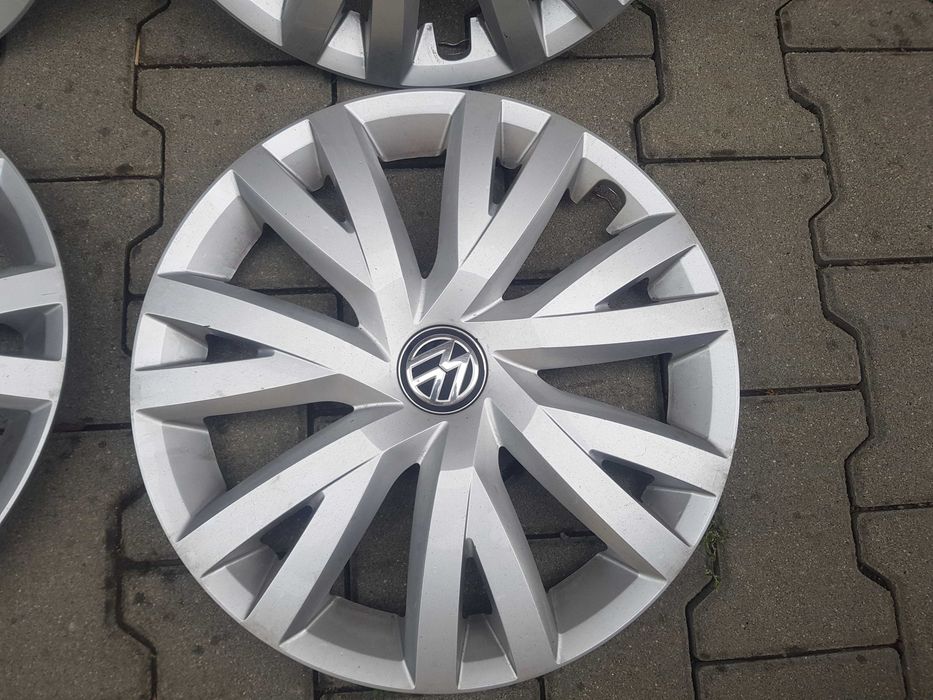Set 4 jante roti otel 16 VW Golf 7 + capace