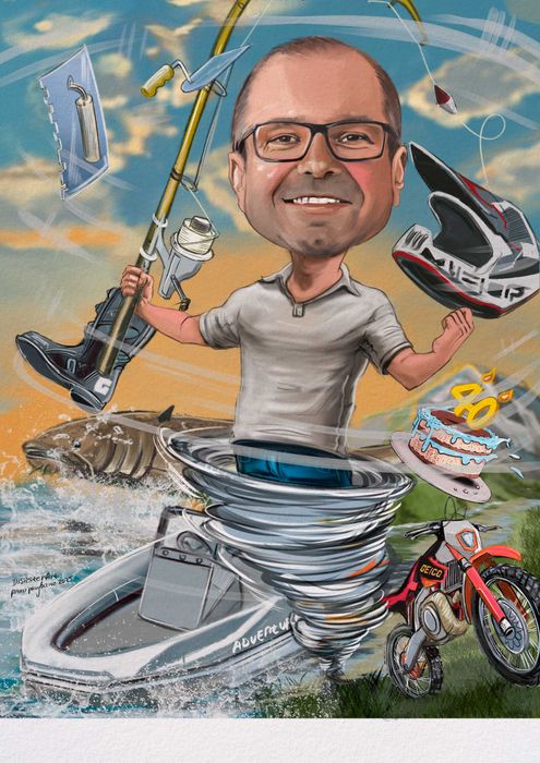 Ръчно рисувани  шаржове Disasterart