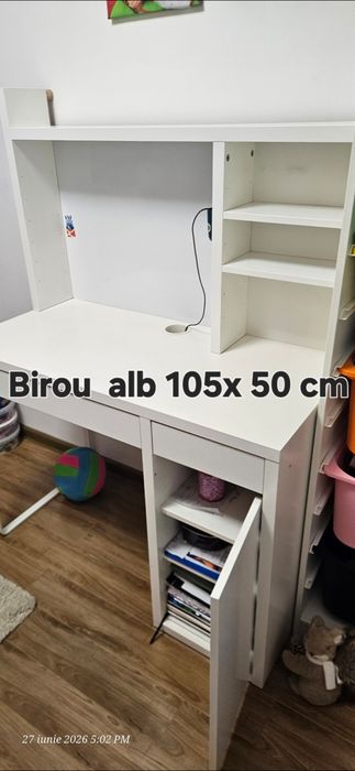 Birou Alb 105 x 50 cm