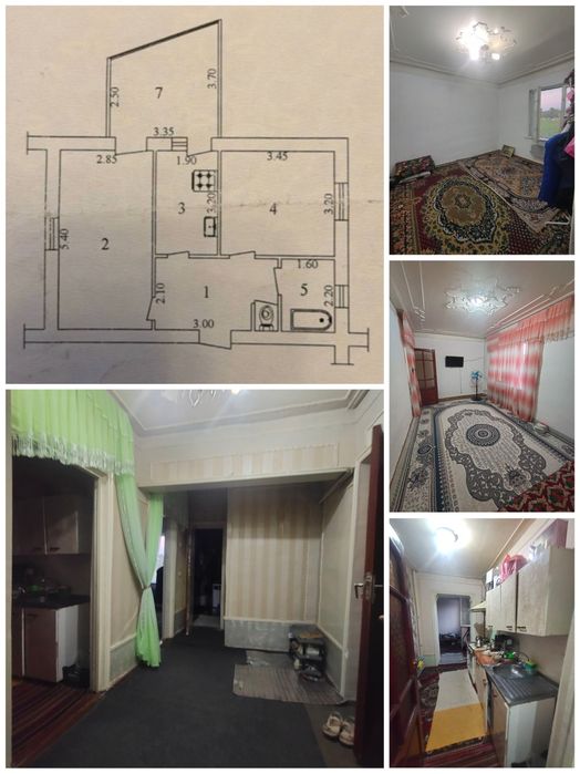 Ипотека.Срочно продаётся 2ком квартира. Мирзо Улугбек район. Посёлок У